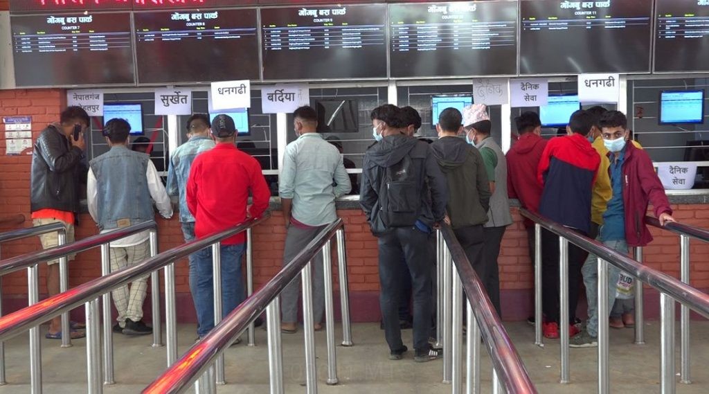 दसैँका लागि अग्रिम टिकट बुकिङ आजदेखि : 'लामो तथा मध्यम दूरीका बसको टिकट खुले'