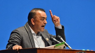 महामन्त्री थापाले भने : 'मलाई बिजयी गराउनुस्, सरकाको नेतृत्वको दाबी गर्छु' 