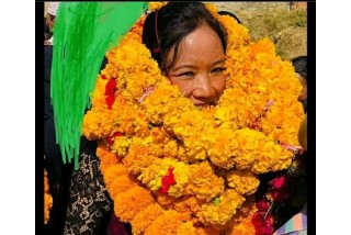 तेह्रथुम : 'कांग्रेसकी सीता गुरुङ विजयी, एमालेका सुब्बा पराजित '