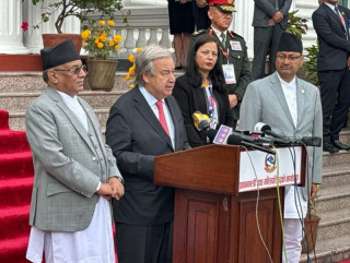 महासचिवको नेपाल भ्रमण   : " अस्वाभाविक समयमा, कति  सफल रह्याे त ? "