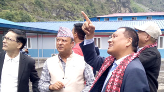   " सरकार  जलविद्युतमार्फत आर्थिक समृद्धि ल्याउन प्रयासरत छ  "