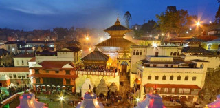 पशुपति क्षेत्र साजसजावट तिब्र :  " पर्वको दिन आकर्षक बनाइँदै "