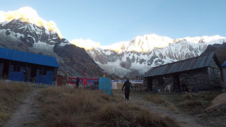 अन्नपूर्ण हिमाल आरोहण : ' आधार शिविरमा पुग्न थाले आरोही '
