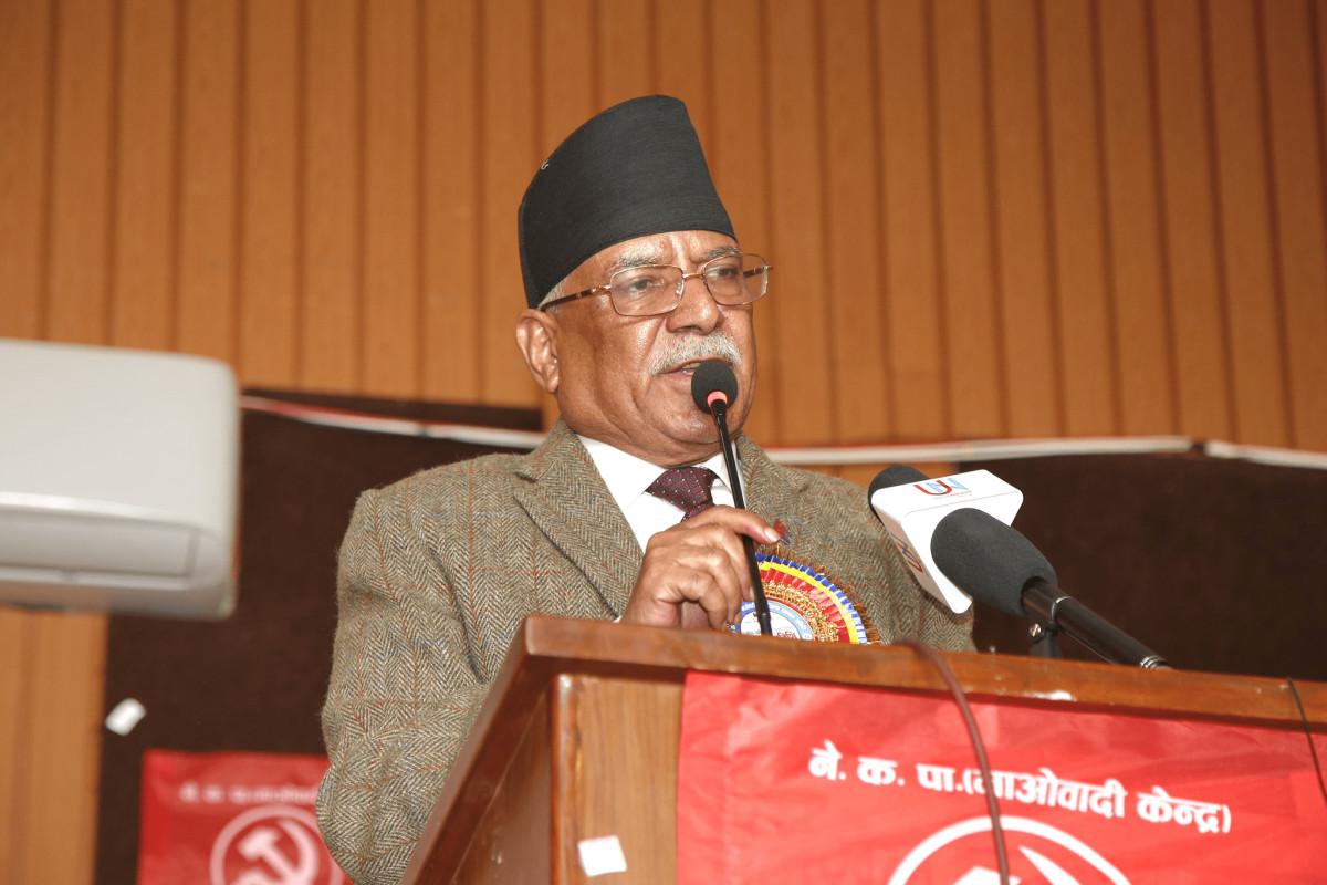 जनताको बलबाट स्थापित गणतन्त्र - " पछाडि नफर्कने " : अध्यक्ष दाहाल