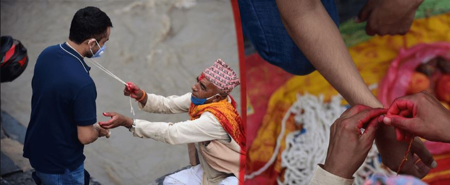 आज जनै पूर्णिमा   :  ' देशभरका  तागाधारीले  यज्ञोपवीत  धारण गरी मनाए '