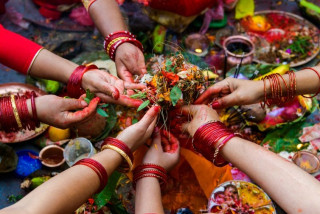 ऋषिपञ्चमी पर्व : ' नेपाली नारीले सप्त ऋषिको पूजा आराधना गरी मनाउँदै '