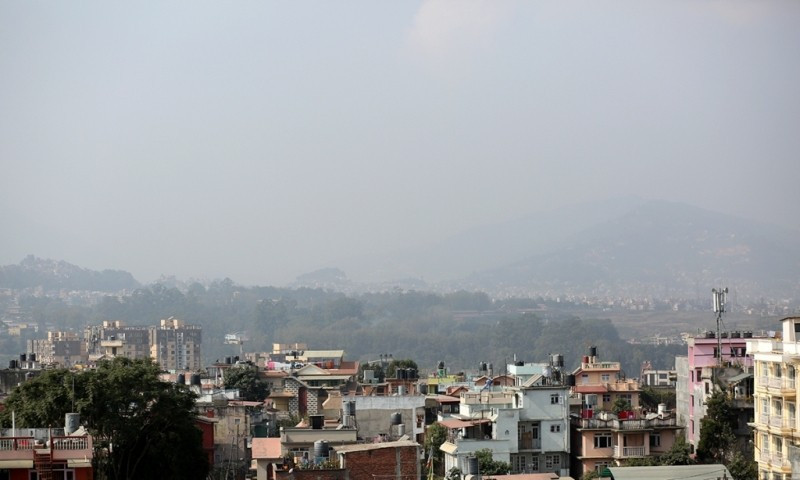 काठमाडौं उपत्यकामा प्रदूषण : ' तत्काल ठूलो वर्षाको सम्भावना छैन'