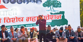 कांग्रेस  दाेस्राे  विशेष महाधिवेशन   :  ' गगन थापा बने  सारथी  '